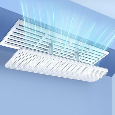 Imagem de Defletor de ar condicionado universal - Capa de ventilação ajustável de 119 cm para sala de estar, quarto e sala de estudo - Controle e conforto aprimorados do fluxo de ar