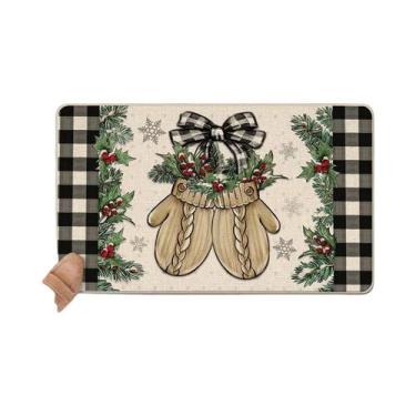 Imagem de Tapete De Porta Antiderrapante Com Tema Natalino, Durável Para Uso Int