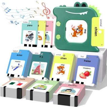 Imagem de Tarjetas Didácticas Hablantes AHJ 420 Palabras Francés-Inglés Juguete 