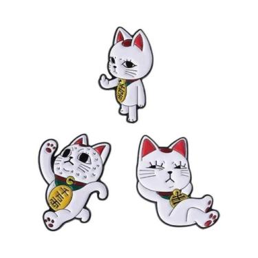 Imagem de Pins De Esmalte E Broches De Personagens De Anime: Gato De Desenho Ani