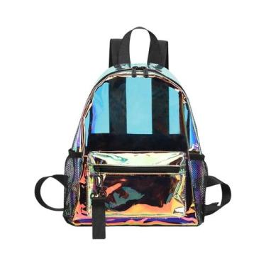 Imagem de Mochila Feminina Estilosa De PVC Transparente, Resistente À Água, Idea