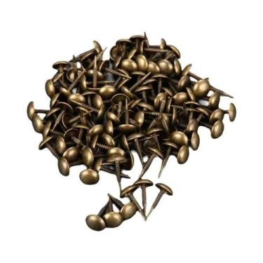 Imagem de Pregos De Estofamento Em Bronze Antigo 8mm X 15mm, 100 Peças, Tachas P