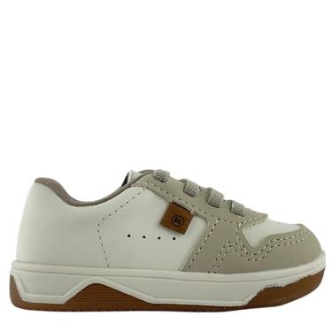 Imagem de Tênis Molekinho Meninos Infantil Branco Off Areia 2623121-Masculino