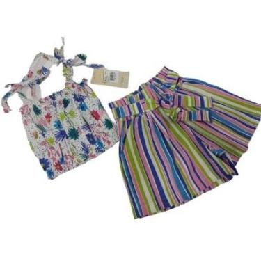 Imagem de Conjunto Infantil Menina Verão Blusa Shorts Lessa Kids 8115 - Rosa - TAM 12 ANOS-Feminino