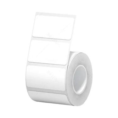 Imagem de Etiqueta Térmica Branca Autoadesiva Redonda De 20-50mm De Largura Para