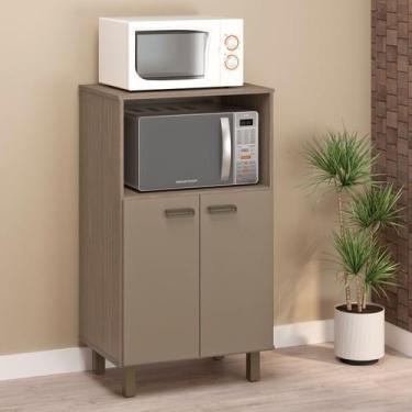 Imagem de Balcão para Forno e Micro-ondas com 2 Portas - REGALE MÓVEIS