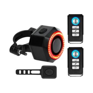 Imagem de Lanterna Traseira Inteligente À Prova d'Água Para Bicicleta Com Sensor