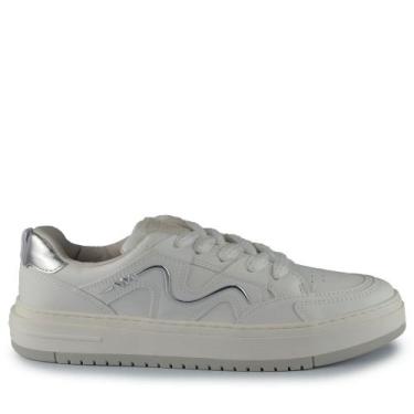 Imagem de Tênis Casual Via Marte Feminino 306-002-03, 38, Off, White
