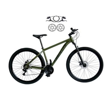 Imagem de Bicicleta Aro 29 Absolute Nero 5 Alumínio 21v Freio Hidráulico Mountain Bike Garfo Suspensão Oliva 17