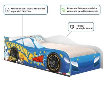 Imagem de Cama Infantil Glow Faísca Azul