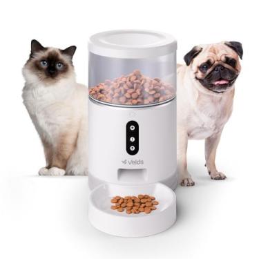 Imagem de Comedouro Automático Ração Gatos E Cães Velds com App e Programação de