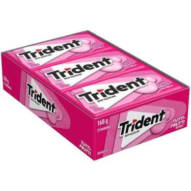 Imagem de Chiclete adams trident c/21 tutti frutti, Tutti Frutti