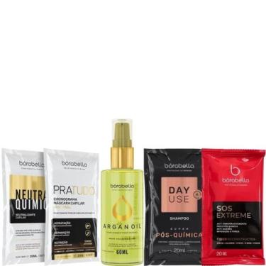 Imagem de Borabella Óleo de Argan Reparador de Pontas 60ml + Sachês