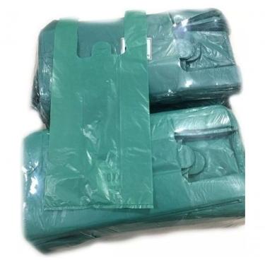 Imagem de Sacola Plástica Reciclada Recuperada Reforçada 5 kg Variada para Uso Comercial Transparente Higipack