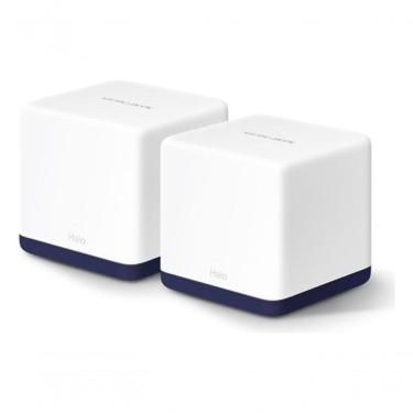 Imagem de Kit 2 Roteadores Wi-Fi Mesh Halo H50G com Sistema Banda Dupla 1900 MBPS Bivolt Branco Mercusys