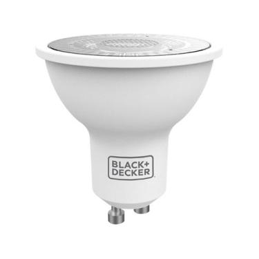 Imagem de Lampada Led Dicroica Branca 6W Bivolt Base GU10 Black+Decker, Branca, 