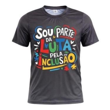 Imagem de Camiseta Esportiva Masculina Preta Rkc Sports Autista 86-Masculino