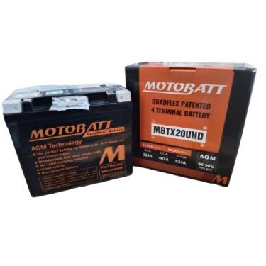 Imagem de Bateria MOTOBATT SOFTAIL, DYNA E VRSC MBTX20UHD 21Ah YTX20LBS