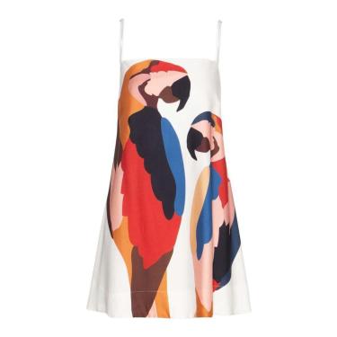Imagem de Vestido Farm Rio Curto Araraquara Branco-Feminino