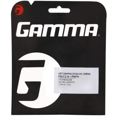 Imagem de Corda Gamma Dyna Poly Z 16L 1.29mm Preta - Set Individual-Unissex
