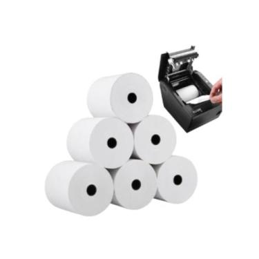 Imagem de Bobina termica grespan impres 80x40 c/30 unid - MARCA PADRAO, Branca