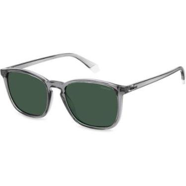 Imagem de Óculos de Sol Polaroid 4139 S KB7 54UC Cinza Masculino - Cinza - Masculino - Único-Masc...