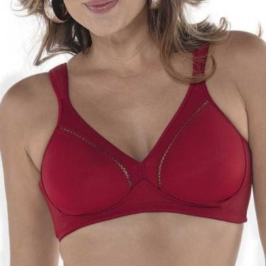 Imagem de Sutiã Sustentação Sem Bojo DeMillus Gallard 61908, Vermelho, 50