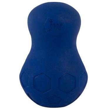 Imagem de Brinquedo Recheável JW Tumble Teez Grande Azul para Cachorro