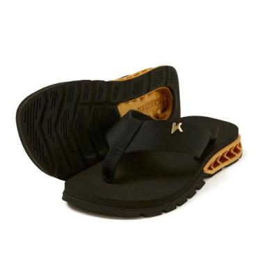 Imagem de Chinelo Kenner Rakka  DBU-02 Preto / Dourado, 41