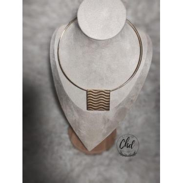 Imagem de COLAR ARO LAURIEL_ Semijoia com Banho Nobre de Ouro 18k - studio CHD j