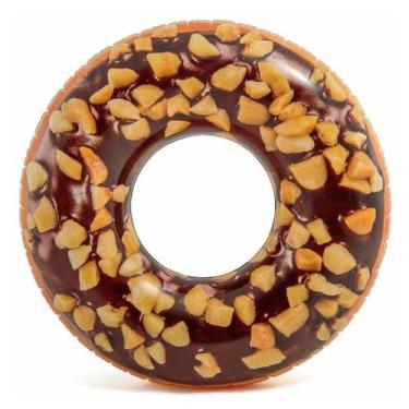 Imagem de Boia Intex Infantil Inflável Redonda Donut Chocolate Original 1magnus