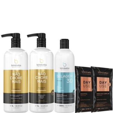 Imagem de Borabella Não Chore 2x1L + Selagem 3D Semi Definitiva 350ml
