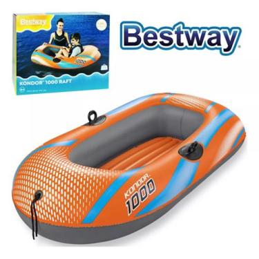 Imagem de Boia Inflável Bote Grande Western Com Pegador 119x91 De Pvc