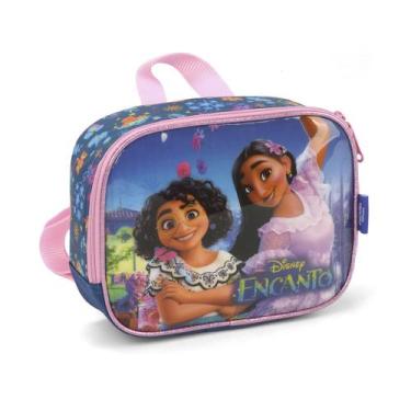 Imagem de Lancheira Térmica Escolar infantil Encantada Disney Luxcel, Verde