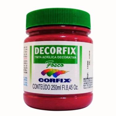 Imagem de Tinta Acrílica Fosca Corfix 250ml para Arte e Artesanato Cor:Púrpura, 