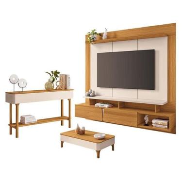 Imagem de Home Suspenso Zenith Cinamomo Off White com Mesa de Centro Liz e Apara