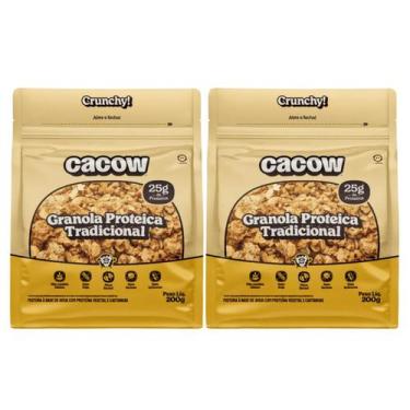 Imagem de 2x Granola Proteica Cacow Tradicional 200g -, Tradicional