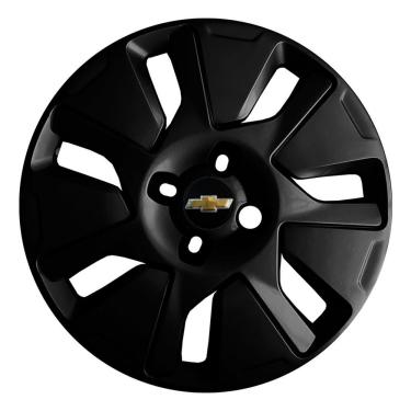 Imagem de Kit Calota Chevrolet Spin Aro 15 Preto 371Cp