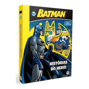 Imagem de Kit Box História Do Herói Batman Homem Morcego Com 6 Mini Livros