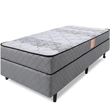 Imagem de Cama Box Colchão Solteirão Firme Espuma D33 Antialérgico Certificado 97x203x51cm - BF Colchões