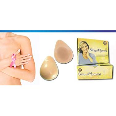 Imagem de Prótese Mamária Externa de Silicone - Modelo Gota Colorida, Ortho Pauher, Nude, 56