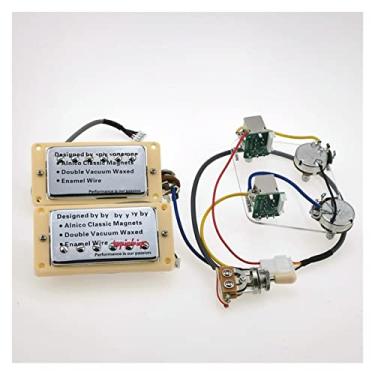 Imagem de Captadores De Guitarra Humbucker Pickups Alnico 4C Com Arnês De Fiação Profissional Para LP Captador (Color : 05)