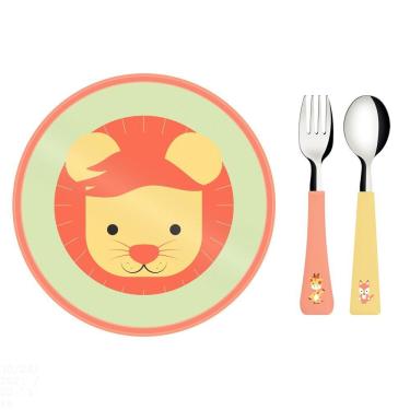 Imagem de Jogo Infantil Tramontina Baby Friends Colorido 03 Peças Tramontina