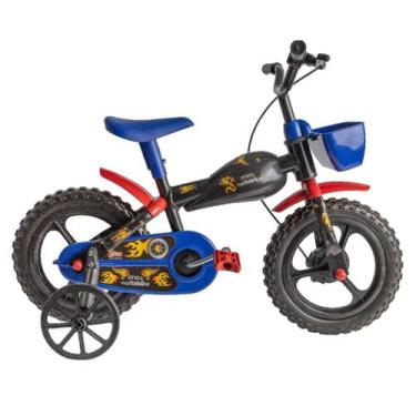 Imagem de Bicicleta Infantil Aro 12 Com Rodinhas Moto Bike Menino - Styll Baby