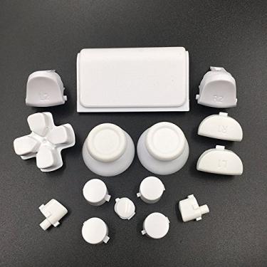 Imagem de Dpad L1 R1 L2 R2 Botões de gatilho Botões para Sony PS4 Pro Slim JDS040 JDS050 JDM 050 Controller Dualshock 4 Pro Slim (branco)