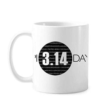 Imagem de 3.14 Pi Day Anniversary Art Deco Presente Moda Caneca Cerâmica Café Porcelana Utensílios de Mesa