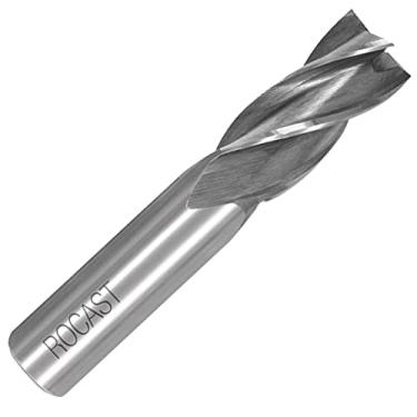 Imagem de Fresa de Topo com Haste Cilíndrica em Aço Rápido - Vários Cortes - (HSS) - 22,00mm - Ref. 844 AN Rocast 18,0030