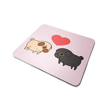 Imagem de Mouse Pad Cachorro Amor por Pugs