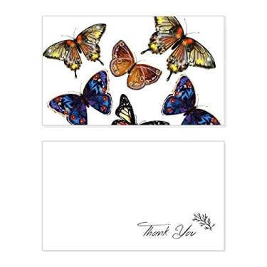 Imagem de Borboletas com Asas Cartão de agradecimento Aniversário Cartão de Aniversário Agradecimento Casamento