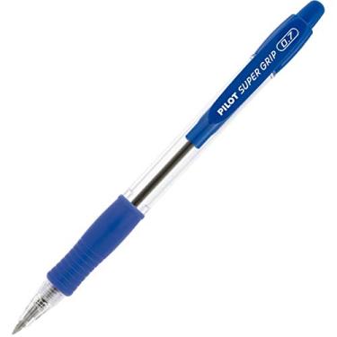 Imagem de Caneta Retrátil Emborrachada x 12 Unidades, Pilot 1410007AZ, Azul, 0.7 mm